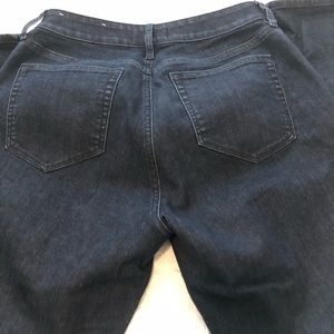 Loft dark curvy skinny jeans!